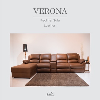 ZEN Collection VERONA Recliner Sofa หนังแท้