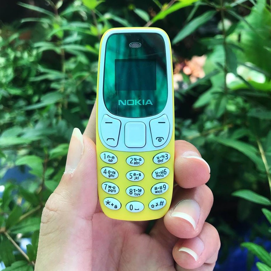 NOKIA โทรศัพท์มือถือ (สีเหลือง)  ใช้งานได้ 2 ซิม โทรศัพท์ปุ่มกด รุ่นใหม่2020 โทรศัพท์จิ๋ว มือถือจิ๋ว