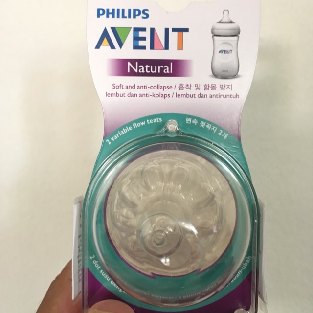 จุกนม Phillips Avent รุ่น Natural 3m+