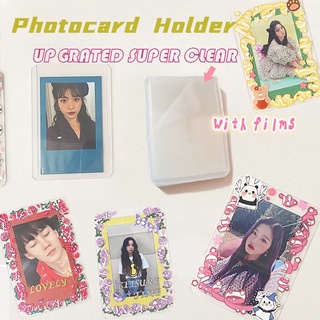 เคสโฟโต้การ์ด B8 Toploader ความคมชัดสูง พร้อมฟิล์ม ที่ใส่การ์ดรูปภาพ แบบแข็ง KPOP Idols PC ตัวป้องกัน DIY สําหรับเก็บสะสม
