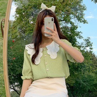 green picnic blouse 🌱