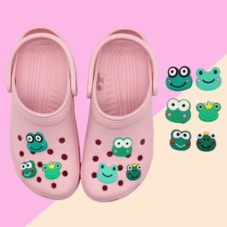 ลายกบ Crocs ใหม่ การ์ตูน Jibbitz DIY shoe charms pvc รองเท้าแตะ accessories เด็กผู้ชาย เด็กหญิง เด็ก ของขวัญคริสต์มาสสำหรับเด็ก