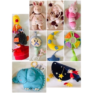 🥰9ชิ้น โมบายแขวนเตียง🥳มือสอง🎉ของเล่นเสริมพัฒนาการ🧸โมบายแขวนให้เด็กมองเสรอมปัญญาฉลาด โมบายผูกข้างเปลของเล่นเสริมจินตนาการ