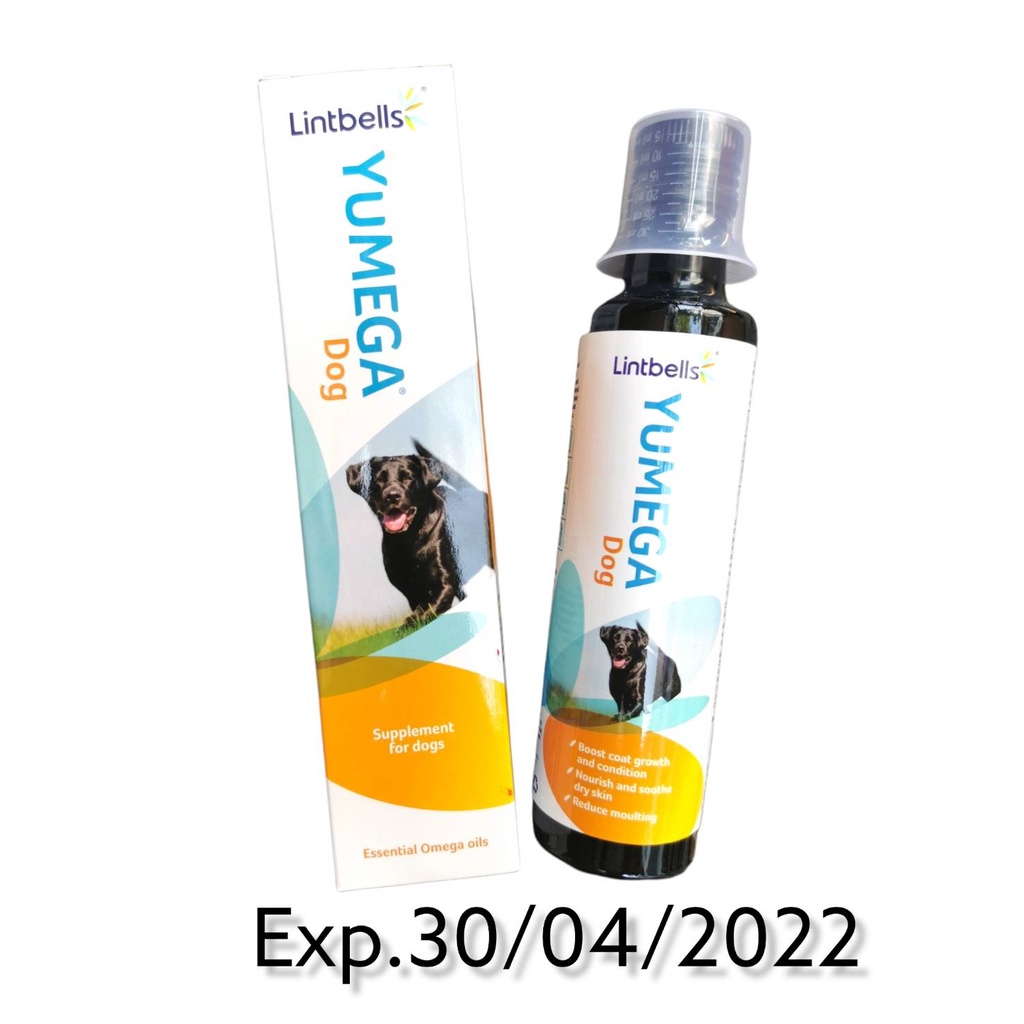 YuMEGA Dog ผลิตภัณฑ์อาหารเสริมบำรุงผิวหนังและเส้นขน 250ml.(EXP.04/2022) ขนสวยภายใน7วัน ได้รับรางวัลแ