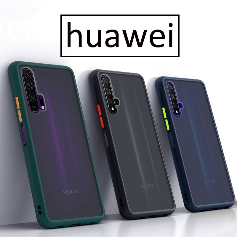 เคสขอบสี เคส Huawei Y6P Y7P Nova 5T Y9s Nova3i Huaweiy9 2019 huaweiY7 Pro2019 Y9 prime เคสหัวเหว่ย เคสกันกระแทก