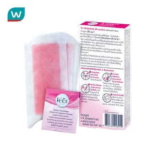 Veet วีท แว็กซ์สตริปส์ อีซี่-เจลแว็กซ์ ผิวธรรมดา 6 แผ่น