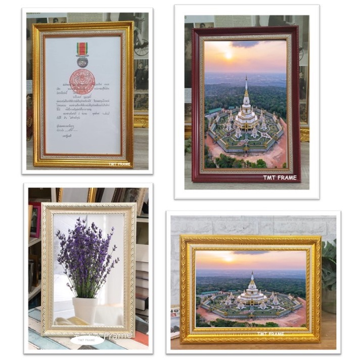 กรอบรูป ใส่รูปภาพขนาด 16x20”,15x20",15x21”, A2( 42x59.4cm) ,16x24”,13x19" ,12x24",14x18" ++กระจกใสด้