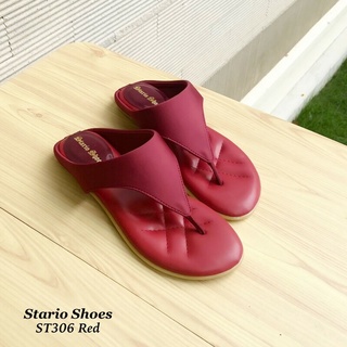 CHUSTORE รุ่น306 รองเท้าแตะผู้หญิงบุพื้นนิ่มน้ำหนักเบาสบายเท้า