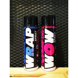 LUBE71 ชุดสเปรย์ล้างและหล่อลื่นโซ่รถมอเตอร์ไซค์  WRAP&amp;WOW