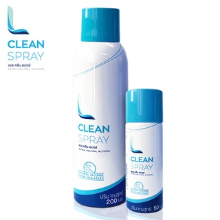 สเปรย์แอลกอฮอล์ฆ่าเชื้อโรค สเปรย์แอลกอฮอล สเปรย์แอลกอฮอล์พกพา L Clean Spray Alcohol 70% มีขนาด 50-200ml. minecosmetics