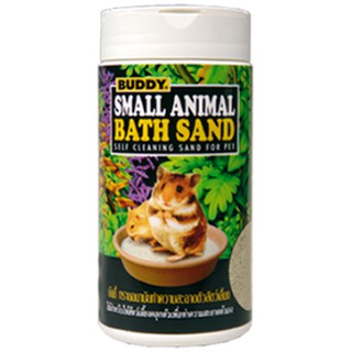 ทรายอาบน้ำบัดดี้ สำหรับหนูแฮมสเตอร์ แกสบี้ ชินชิล่า เฟอเรท (350g) Buddy Bath Sand