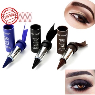 Smoky Kajal Eyes Solid อายไลเนอร์แบบเจลสีดําสําหรับแต่งหน้าผู้หญิง J6U5