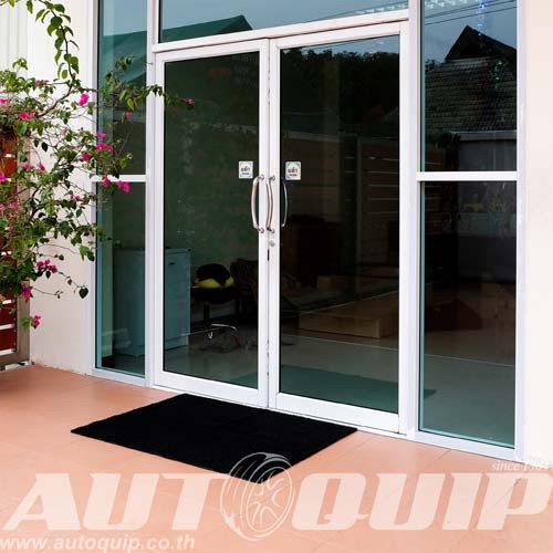 DIFF พรมเช็ดเท้า พรมดักฝุ่น พรมยางไวนิล หนาพิเศษ 13 MM. 300X120 CM.(PVC FLOOR MAT)