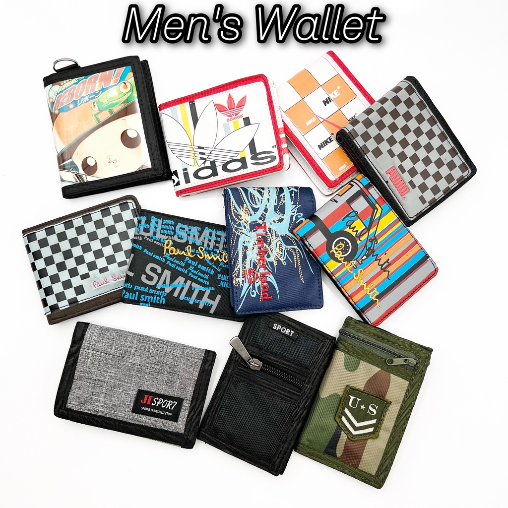 Dompet Lelaki Kids Wallet / Men Wallet / Short Wallet / Nylon Wallet / Wallet Men / Men Purse / Beg 