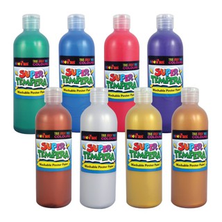 FAS Super Tempera Metallic Colours 500 ml (สีโปสเตอร์เมทัลลิค)