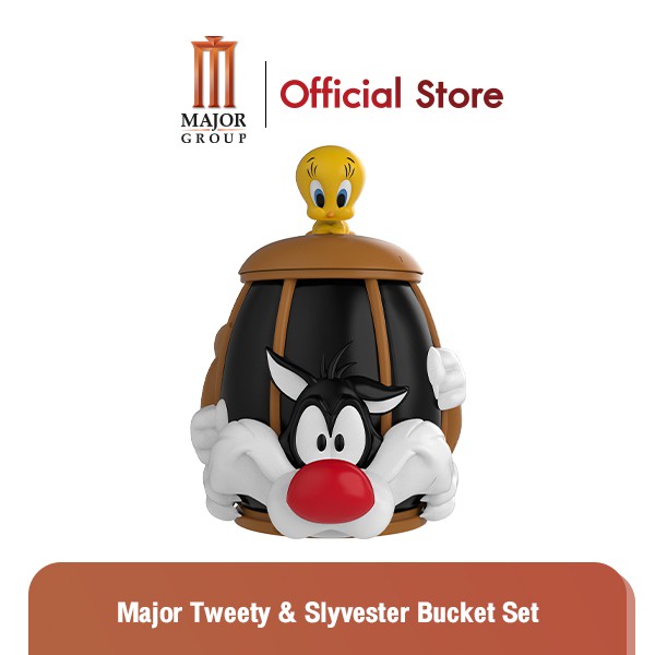 #ทวิตตี้แอนด์ซิลเวสเตอร์ #LimitedEdition #Bucketเหล็ก #Popcorn #FoodGrade