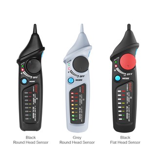 BSIDE Non-contact AC Voltage Tester Pen Shaped V～Alert Detector Auto/Manual Dual Mode NCV Tester Live Wire Check with Ad