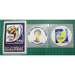 อาร์ม ฟุตบอลโลกรอบคัดเลือก 2010 2014 FIFA World Cup qualification Patch รีดได้เอง