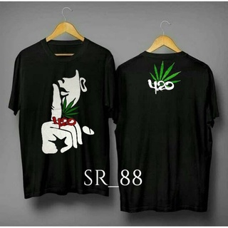 เสื้อยืด - $#$Short แขนผ้าฝ้าย Rasta 420 เสื้อเชิ้ตสําหรับ Unisex