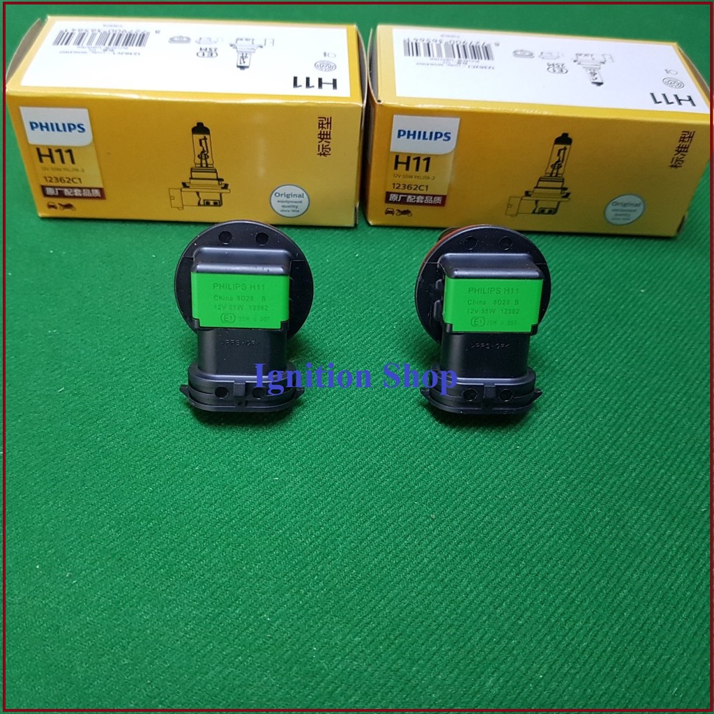 หลอดไฟหน้า Philips H11 12V 55W 12362 ST C1 จำนวน 2 หลอด ประกัน 3 เดือน ราคา ถูกที่สุด ดีลบีเคเค แกลเลอรีภาพที่ 4