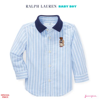 RALPH LAUREN POLO BEAR COTTON OXFORD SHIRT (BABY BOY)