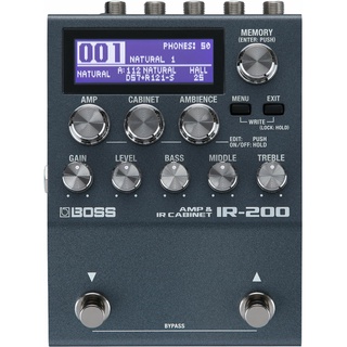 Boss IR-200 *ของแท้รับประกันศูนย์* เอฟเฟคกีต้าร์ / เบส จำลอง Amp &amp; IR Cabinet, 32-bit / 96 kHz