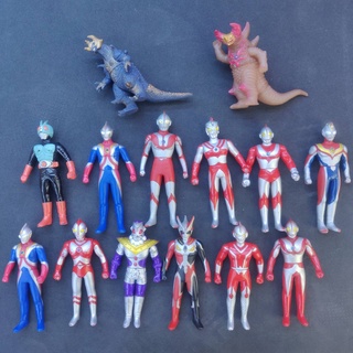 โมเดลมาร์สไรเดอร์ Model Figure Ultraman 7 ซอฟอุลตร้าเเมนของญี่ปุ่นเเท้ 5นิ้ว