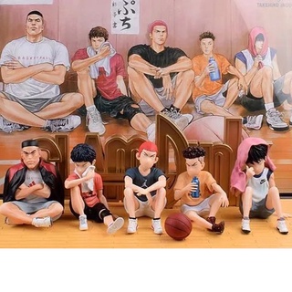 ฟิกเกอร์ตุ๊กตาอนิเมะ SLAM DUNK Sakuragi Hanamichi Kaede Rukawa Akagi Takenori Miyagi Ryota Hisashi Mitsui จํานวน 5 ชิ้น ต่อชุด