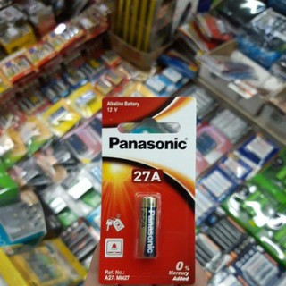 ถ่าน 27A Panasonic, Philips 12V  จำนวน 1ก้อน ของแท้บริษัท แพคเกจภาษาไทย