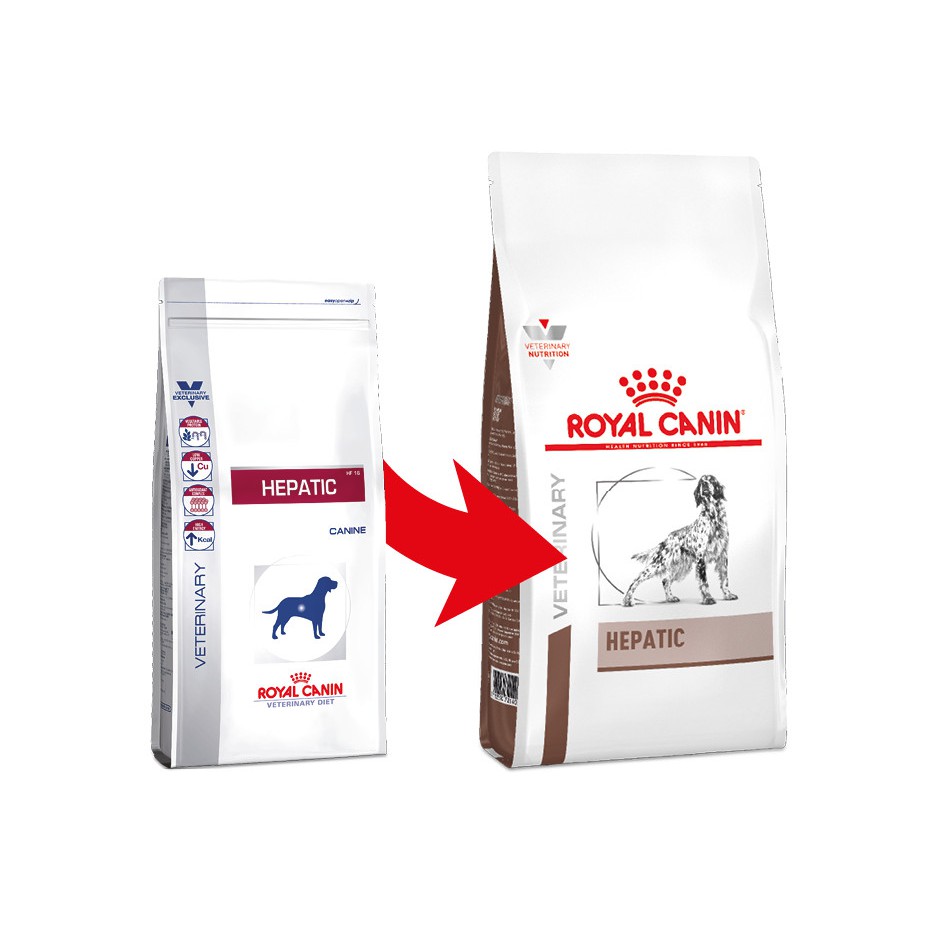 Royal canin Hepatic dog 1.5kg อาหารเม็ดสุนัขสูตรรักษาโรคตับ 1.5 kg