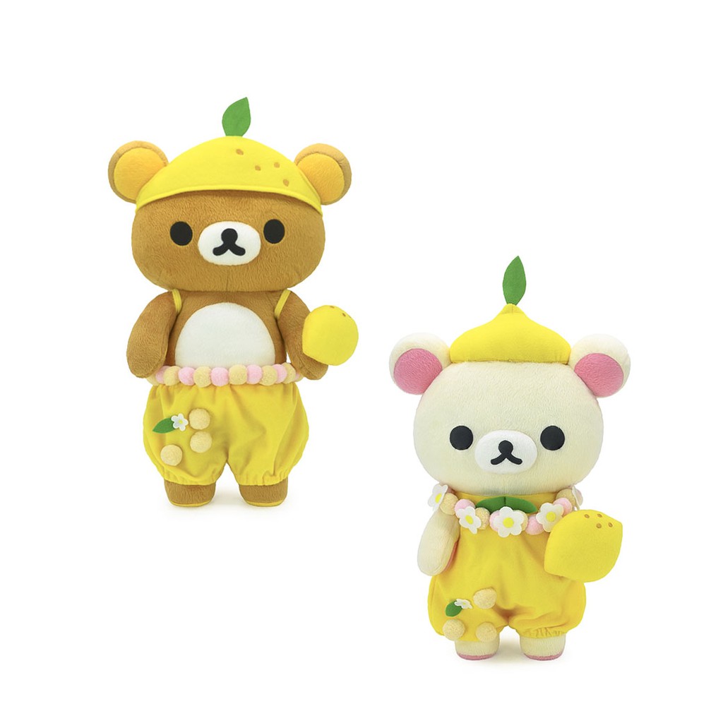 Rilakkuma ลิขสิทธิ์แท้ ตุ๊กตา ริลัคคุมะ ( Rilakkuma ) / โค ริลัคคุมะ ( Ko Rilakkuma ) เลมอนมะนาว