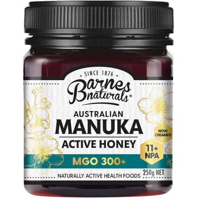 PRE-ORDER Barnes Naturals Australian Manuka Honey MGO 300+, NPA11+, 250 G / 500 G / 1 KG