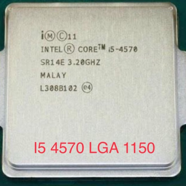Intel Core  i5 4570 @ 3.2GHz มือสองประกัน 1 เดือน