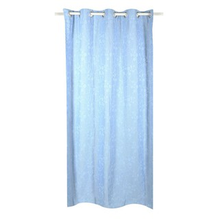 Door curtain CURTAIN VANELLI UV 140X220 CYAN HLS Curtains, blinds Home &amp; Furniture ผ้าม่านประตู ผ้าม่าน EYELET HOME LIVI