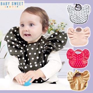 BabyBib ลาย polkadot สามารถกันน้ำได้