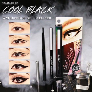 Sivanna Cool Black Waterproof Gel Eyeliner #HF912 อายไลเนอร์ กันน้ำ