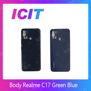 Realme C17 อะไหล่บอดี้ เคสกลางพร้อมฝาหลัง Body For Realme C17 อะไหล่มือถือ ICIT 2020