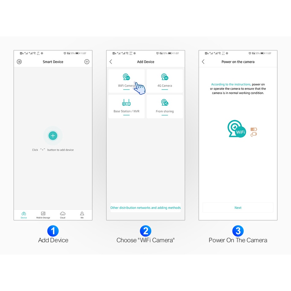 Techage 4MP Wifi Camera CCTV Infrared night vision Camera Human