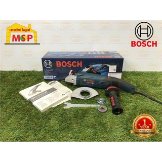 Bosch เจียร์ 5" GWS 18-125 SPL 1800W ป้องกันการสะบัด, ตัวควบคุมกระแสไฟฟ้า ปรับรอบได้ (เครื่องทรงหางยาว) #06017A3300