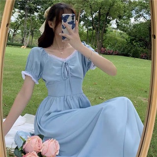 princess vintage dress มี 2สี ไซส์ s-2xl