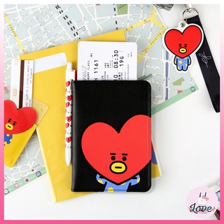 กระเป๋าใส่หนังสือเดินทาง ลายการ์ตูน BTS BT21 น่ารัก