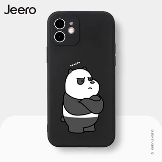 JEERO เคสคู่ เคสไอโฟน คู่รัก ขอบเหลี่ยมกันกระแทกซิลิโคนนุ่มลายการ์ตูนตลก เคสโทรศัพท์ Compatible for iPhone 17 Air 16 15 14 13 12 11 Pro Max SE 2020 X XR XS 8 7 Plus xsmax 7plus 8plus พลัส HFC250