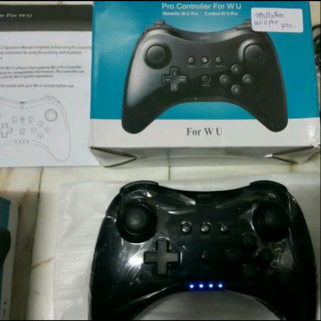 จอย Wii U Pro ไร้สาย สภาพ100เปอเซนต์ มือ1งานกล่อง