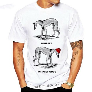 เสื้อยืดผ้าฝ้ายพิมพ์ลายแฟชั่น เสื้อยืดแขนสั้น พิมพ์ลาย Whippet Whippet Good สําหรับผู้ชาย