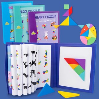 88 จิ๊กซอว์ Puzzle Tangram ตัวต่อไม้ ของเล่นเสริมพัฒนาการ ของเล่นเสริมทักษะ ถูกสุด พร้อมส่ง etc4289