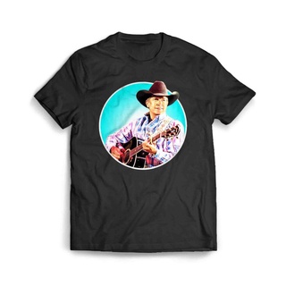 เสื้อผ้าผชเสื้อยืด พิมพ์ลาย George StraitS-5XL