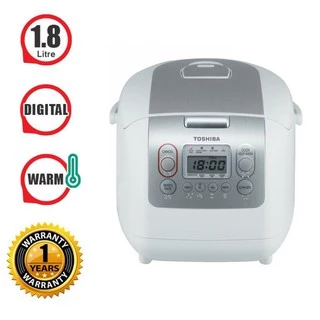 โตชิบา หม้อหุงข้าว ดิจิตอล ขนาด 1.8 ลิตร รุ่น RC-18NMF TOSHIBA RICE COOKER 1.8L(COMP)#RC-18NMF