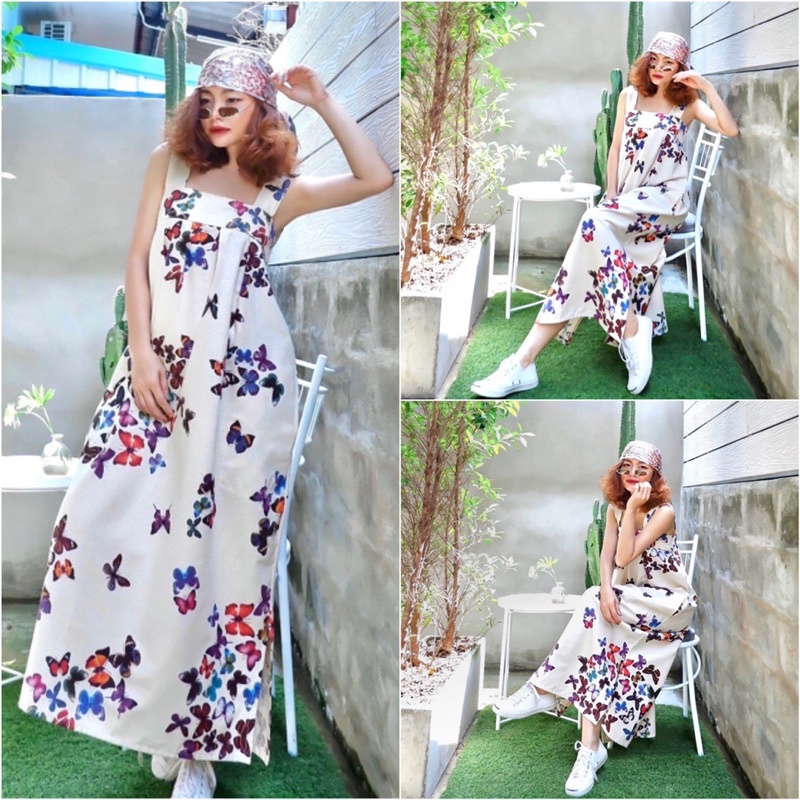 เดรสผ้าฝ้าย พิมพ์ลาย รอบอก 32-42” ใส่สบาย สวย น่ารัก มีให้เลือกหลายลาย