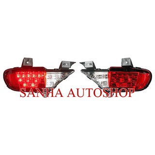 ไฟทับทิมกันชนท้ายมีไฟ Led Mitsubishi Pajero Sport ปี 2008,2009,2010,2011,2012,2013,2014,2015