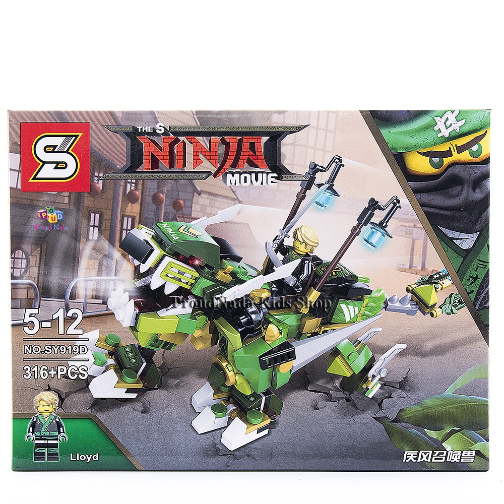 ProudNada Toys ของเล่นเด็กชุดตัวต่อนินจา S THE S NINJA MOVIE 316 PCS SY919D